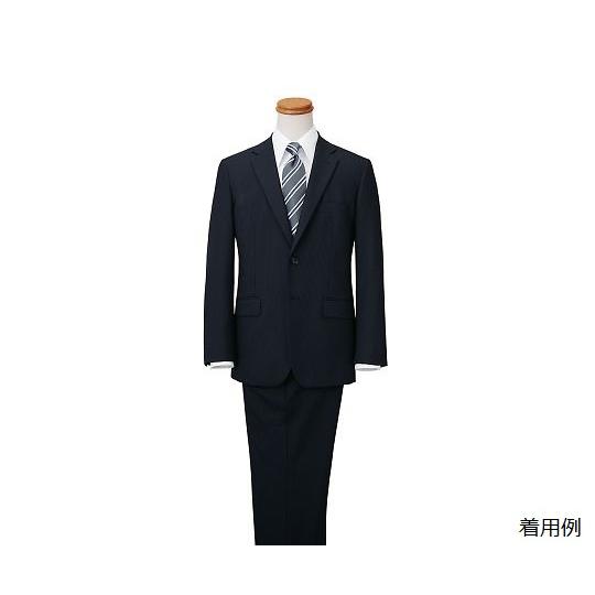 メンズスリムストレッチジャケット グレー S FACEスーツ FJ0012M-2 S (64-4106-08)