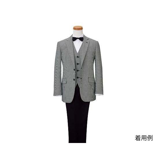 メンズストレッチジャケット ブラック M FACEスーツ FJ0016M-18 M (64-4106-57)_2