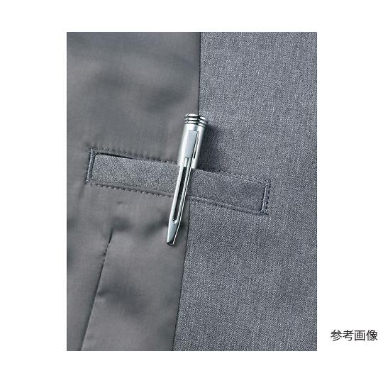 メンズ衿付ベスト グレー L FACEスーツ FV1003M-2 L (64-4127-10)_2