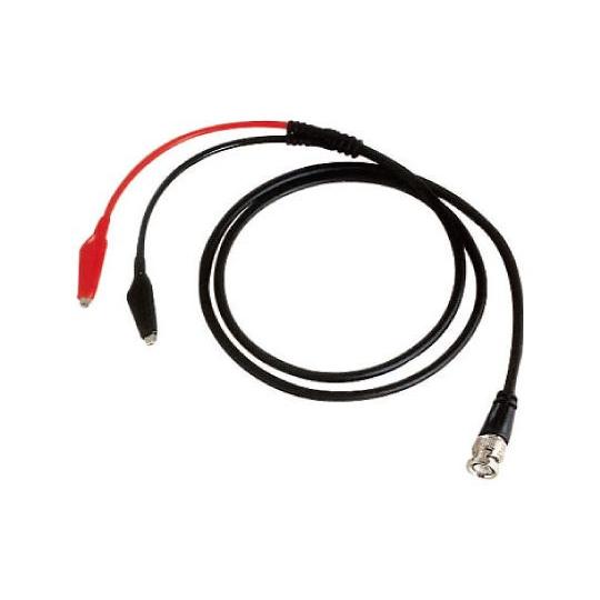 よーつー　インフラノイズ　クロック専用BNCケーブル CKL-1.3BNC 計測用オプション・アクセサリ BNC-ワニ口ケーブル 1m GW INSTEK