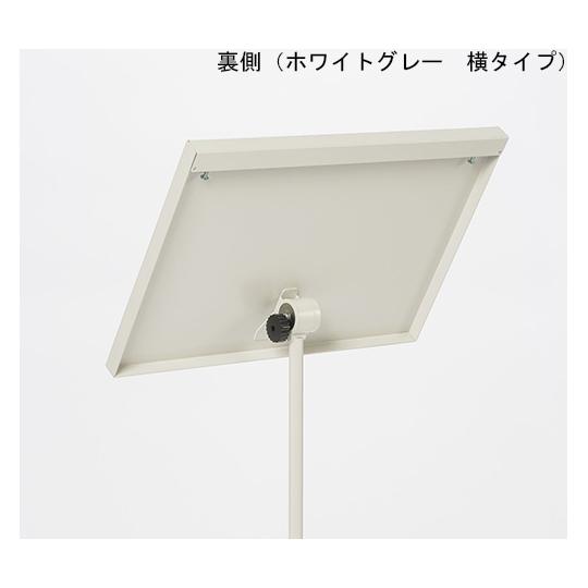 サインスタンド A3縦片面傾斜 ホワイトグレー ナカキン NSS-FKA3T-WG (64-6226-47)_1