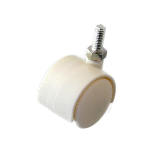 ハイロジック ニ輪キャスター ボルトタイプ 30mm 白 17400 (64-7744-88