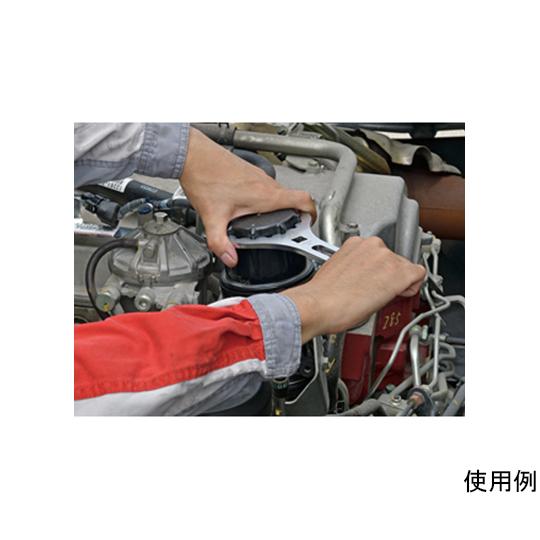 ＰＶＣフィルターキャップレンチ 1/2"DR差込み付 EA604AL-31 (64-7880-61)_2