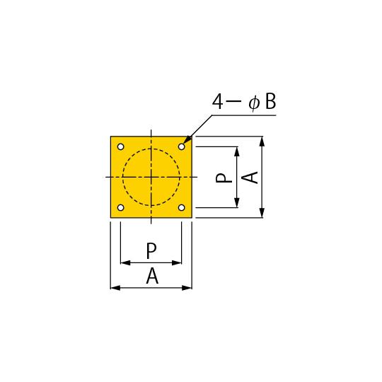 φ76.3x850mm バリケードスタンド スチール製 EA983FK-107 (64-7982-53)