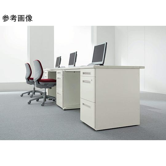 配線ボックス ビジネスデスク LDVシリーズ ライオン事務器 LDV-20CBS-W (64-8107-98)