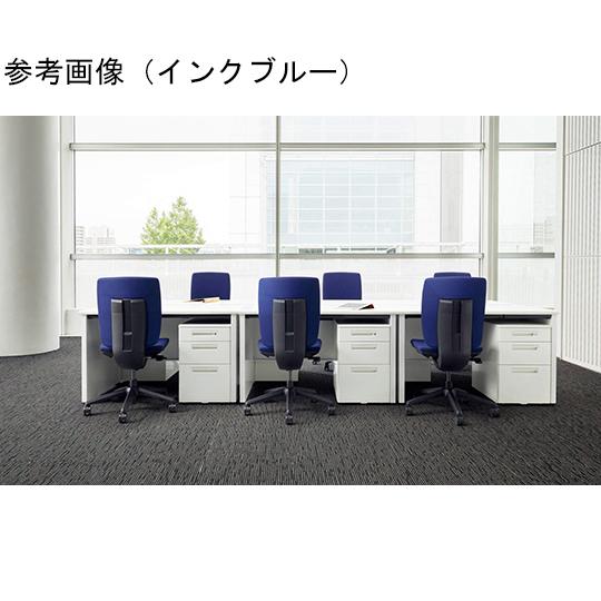 オフィスチェアー エルビス ブラック ライオン事務器 No.2610F (64-8135-43)_4