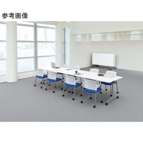 デリカフラップテーブル〈CFTタイプ〉 ライオン事務器 CFT-M129-NBK (64-8160-78)_3