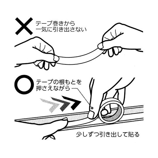 和気産業 極うす激強力両面テープ 透明 0.3mm×15mm×2m WKG315 (64-8271-01)｜a1-shop｜03