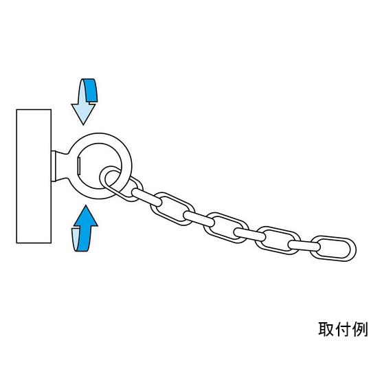 ステンレス 回転アイボルト ミリネジ 捻子径M-16 水本機械製作所 B-927 (64-8418-95)_1
