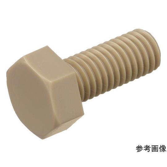 ポリエーテルエーテルケトン PEEK 六角ボルト M4X25 50本入 トラスコ中山 BPEEK-BTM4X25 (64-8427-77)