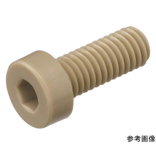 ポリエーテルエーテルケトン PEEK 六角穴付低頭ボルト M5X8 50本入 トラスコ中山 BPEEK-LCM5X8 (64-8428-50)
