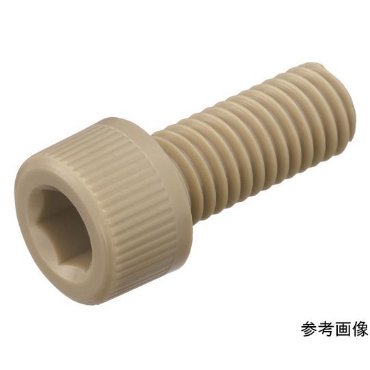 ポリエーテルエーテルケトン PEEK 六角穴付低頭ボルト M6X12 50本入 トラスコ中山 BPEEK-LCM6X12 (64-8428-52)
