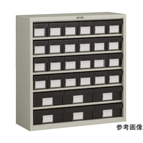コンテナラックケース バンラックケース M型 導電引出小X24 大X6個 トラスコ中山 D305M-24S6L (64-8478-90)