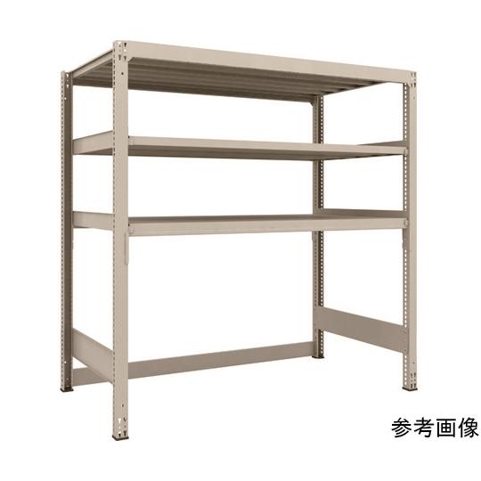 トラスコ中山 M3型中量棚 下部開放型 H1800XW1800XD921 3段 単体 M3-SB6693 (64-8604-39)