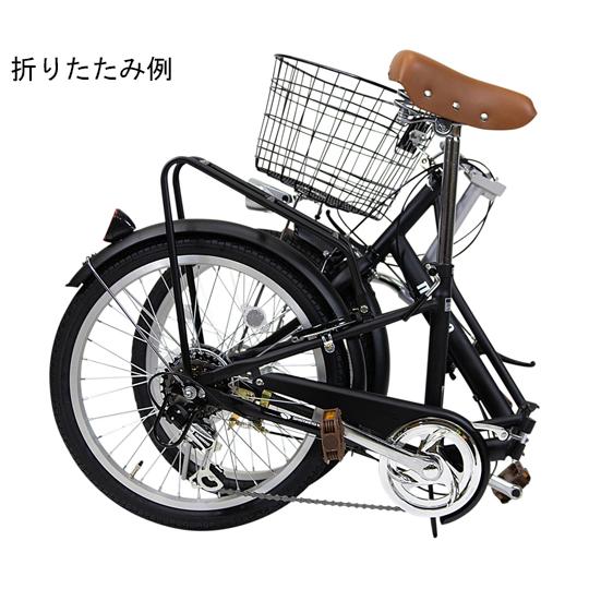 防災サイクル 20型ノンパンクフル装備付折り畳み自転車 マット 防災サイクル 20型ノンパンクフル装備付折り畳み自転車 マット