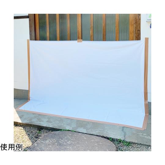 超強力台風防水シート 超強力防水生地 台風 白 幅1460mm×長さ7m tantore (64-9303-16)_1