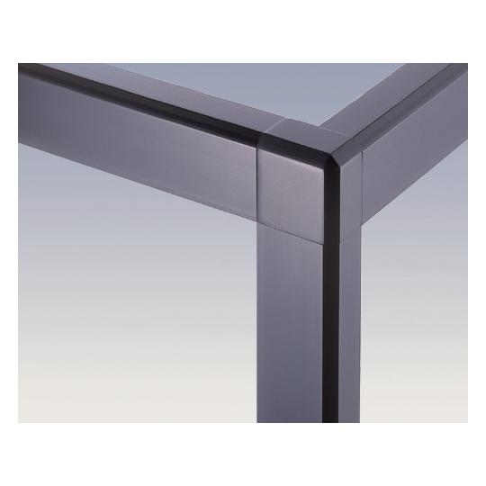 EXCEED アップケース 鍵付き ブラック×ブラック 750×310×491mm 2段 ハヤノ産業 A75-349 BK (64-9638-15)_2
