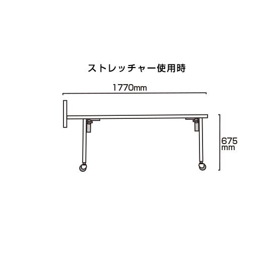 サポートメッセージストレッチャー ホワイトボード 下部カタログケース2段 常磐精工 SPM-TANKA-WBKC (65-0292-15)