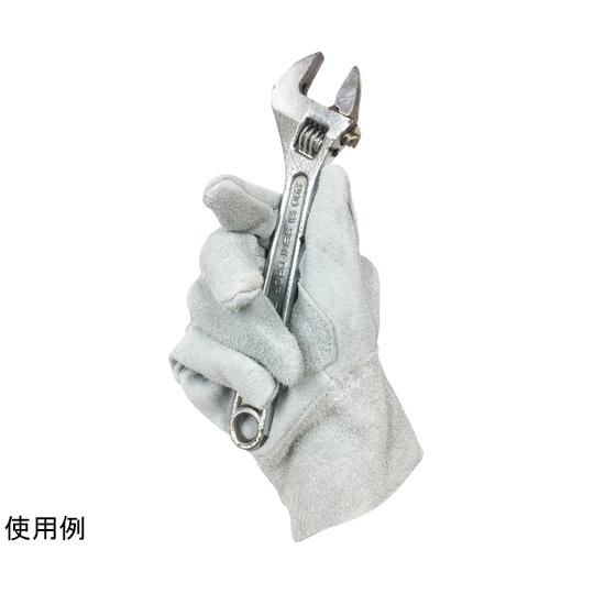 牛床革手袋 外縫い 10双組 ACE 手袋 7830-10P (65-0307-72) : A1