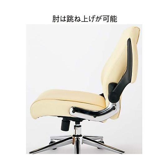 8,000円］◇（株）関家具 肘跳ね上げ式マネージメントチェア Black Z