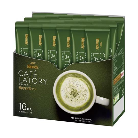 カフェラトリー濃厚抹茶ラテ 16本 味の素AGF 11815 (65-0399-75) : A1