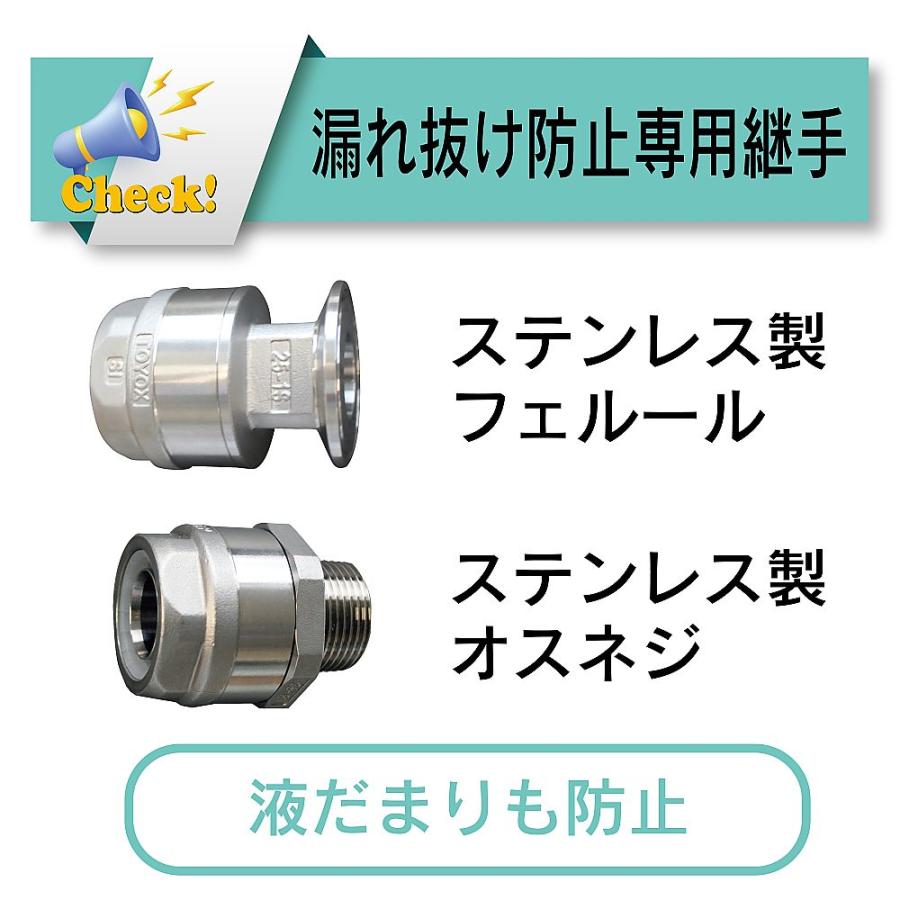耐熱・食品用耐圧ホース トヨシリコーンホース 内径32mm×外径43.5mm 長さ9m トヨックス TSI-32-9 (65-0865-05)_6