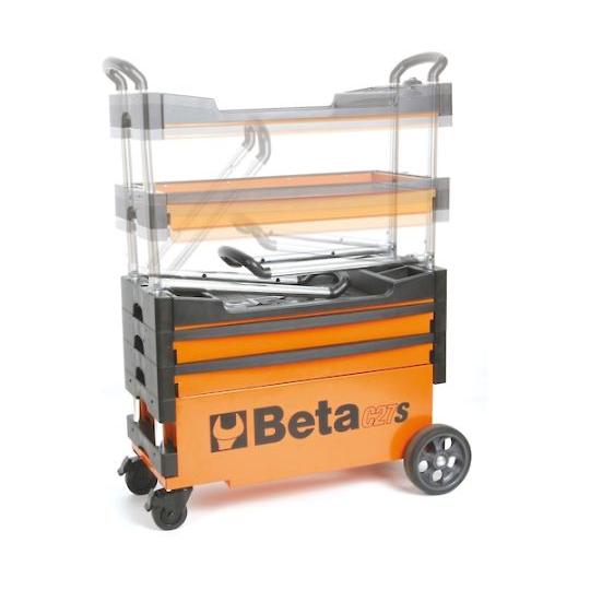 折りたたみ式ツールトロリー C27S オレンジ Beta 27000201 (65-1930-19)_2