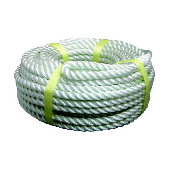電動ウインチ用ナイロンロープ 3打ち 10mmΦ×200m 両端アイ加工 まつうら工業 NR-3STRAND-10-200 (65-2061-50)_1