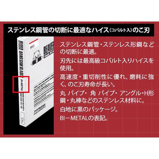 バンドソーのこ刃 18山 1セット 5個入 アサダ 70493 BS222 (65-2353-02)_1