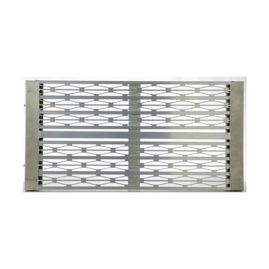 低床式アルミ製ステップ グレーチング仕様 900×600×H90〜120 トラスコ中山 TFSG-0960AL (65-2669-84)