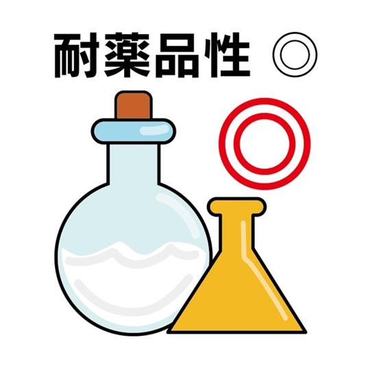 化粧品・油脂食品・酒類・香料等搬送用フッ素ホース トヨフッソソフトSホース 内径19mm×外径26mm 長さ4m (65-2794-59)
