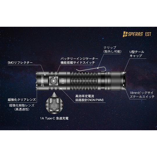 フラッシュライト 米Luminus SST40 211m SPERAS EST (65-8101-10) : A1ショップ 土日・祝日・夏季 ...