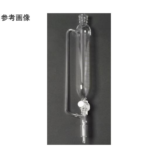 目盛入等圧ロート PTFE コック TS上部29 TS下管29 500mL 日本理化学器械 126-29500 (65-8680-73)_1