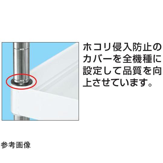 CSパールワゴン 中量/サイレントエラストマー/ダブルストッパー 900・886mm パールホワイト CSP-9083DSEW
