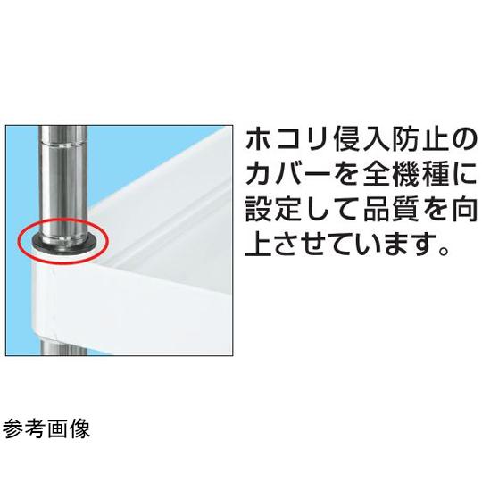 新品?正規品 サカエ CSパールワゴン 固定/H1200/4段 900×600×1200mm パールホワイト CSPN-90124W (65-9187-87)