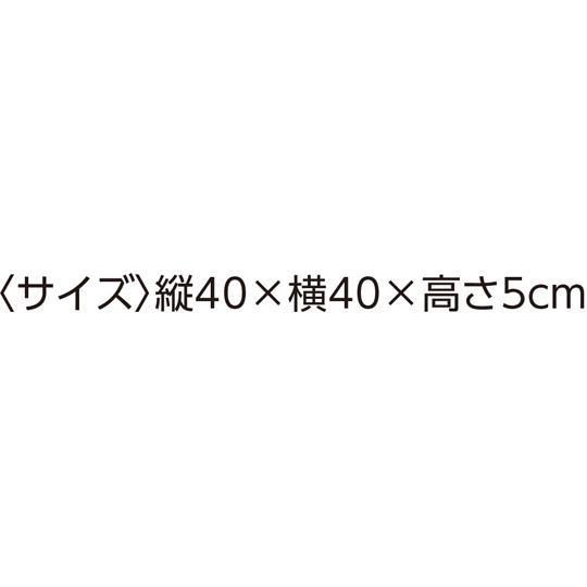 ケアファッション ベルトサポート低反発クッション ブラウン 40×40×5cm 89315 (65-9492-02)｜a1-shop｜04