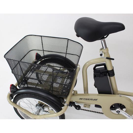 ノーパンク電動アシスト三輪自転車APN ミムゴ MG-TRM20APN (65-9624-44)の画像