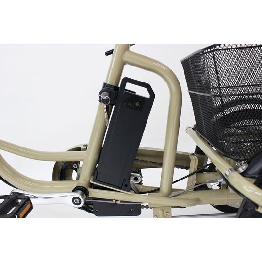 ノーパンク電動アシスト三輪自転車APN ミムゴ MG-TRM20APN (65-9624-44)の画像