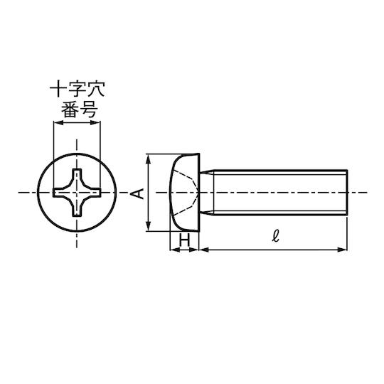 ステン+UNC PAN #4-40×3/8 1000本入 (67-0757-68)_2
