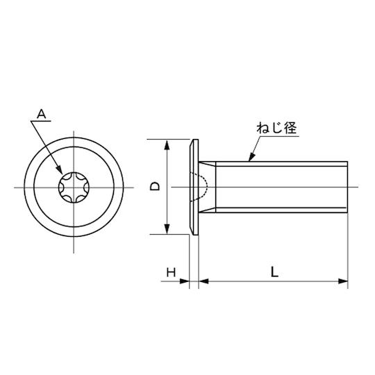 BKSUS TRXスリムヘッド小ネジ2.6×6 2000本入 (67-0788-67)_2