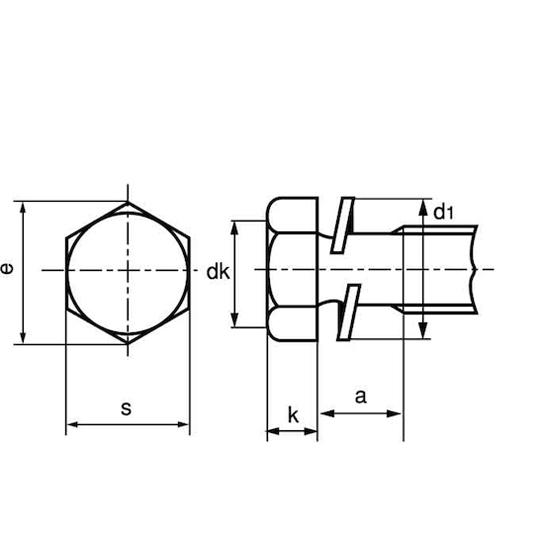 クロメ-ト トリーマP=2 3×12 1800本入 サンコーインダストリー 11-00-0002-0030-0120-02 (67-1037-15)_2
