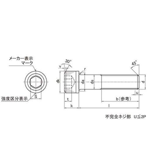 CAP 1.4×8 1000本入 サンコーインダストリー A0-00-0000-0014-0080-00 (67-1353-98)_2