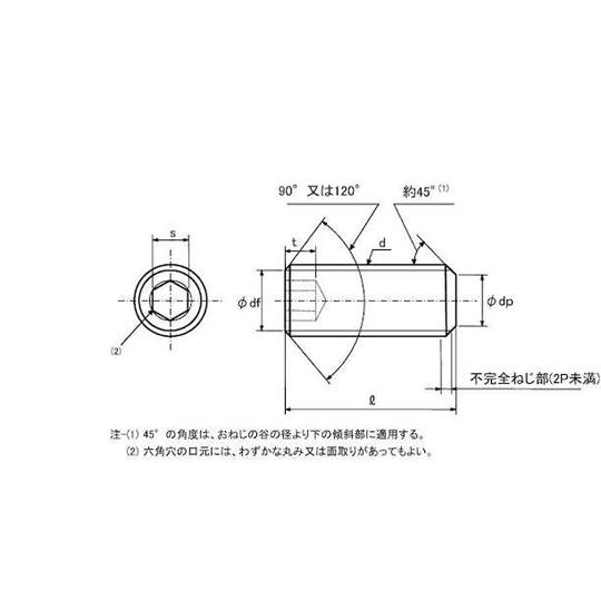 三価ホワイト HS 平先 10×45 200本入 サンコーインダストリー A0-00-5010-0100-0450-03 (67-1616-13)
