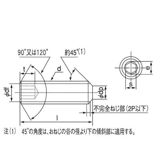 HS アンスコ 平先 4×45 500本入 サンコーインダストリー A0-00-501A-0040-0450-00 (67-1623-19)