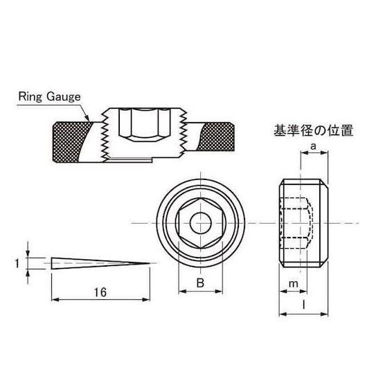 三価ホワイト 阪村 プラグ 浮き SWCH10R R1/8-28 700本入 (67-1678-54)_2