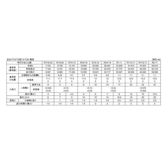 DRYシ-ル プラグ 沈み PT 1/2 100本入 サンコーインダストリー A0-00-5710-8040-0000-72 (67-1681-30)_1