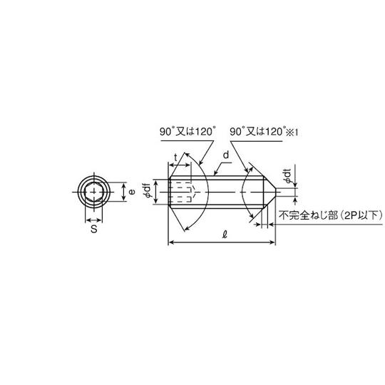 ステンHS トガリ先 2×4 1000本入 サンコーインダストリー A0-02-5020-0020-0040-00 (67-1911-24)_2