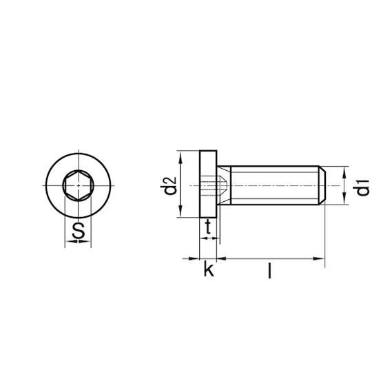 ステンレス 極低頭キャップ 8×10 100本入 サンコーインダストリー A0-02-L100-0080-0100-00 (67-1953-80)_2
