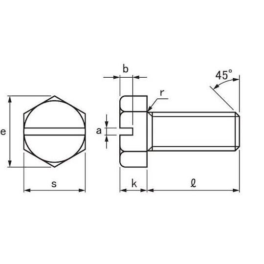 ステン - 六角ボルト 全ネジ 6×70 200本入 サンコーインダストリー B0-02-0050-0060-0700-00 (67-2157-35)