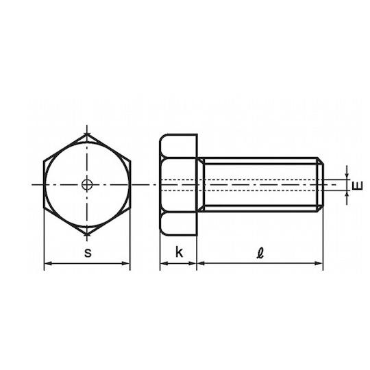 SUSエアー抜きBT 全ネジ 16×75 20本入 サンコーインダストリー B0-02-J000-0160-0750-00 (67-2164-74)